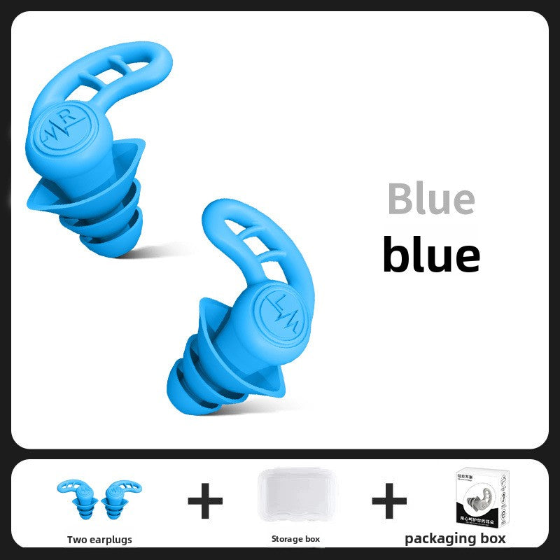 Soft Silicone Noise Reduction Earplugs