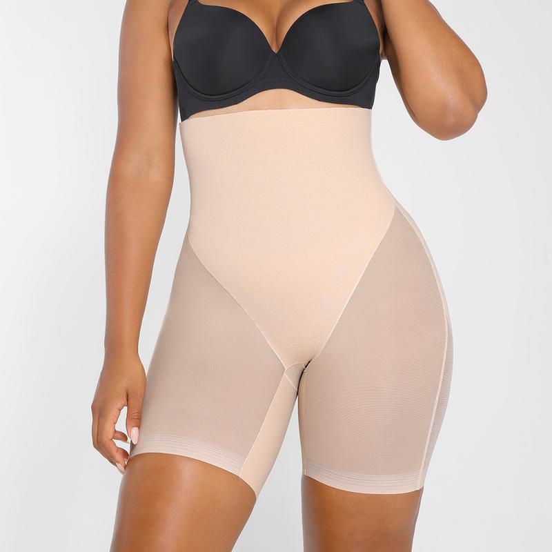 Women's Seamless High Waist Mesh Breathable Sculpting Shapewear Pants