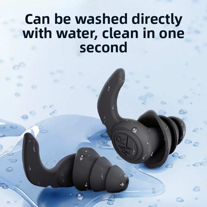 Soft Silicone Noise Reduction Earplugs