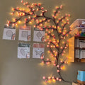 Remote Control LED Cherry Blossom Wall Light with 8 Lighting Modes