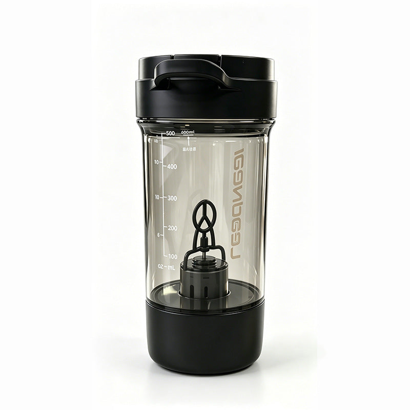 Rechargeable Electric Automatic 600ml Protein Mixing Shaker Cup Leak-Proof Portable Blender Bottle