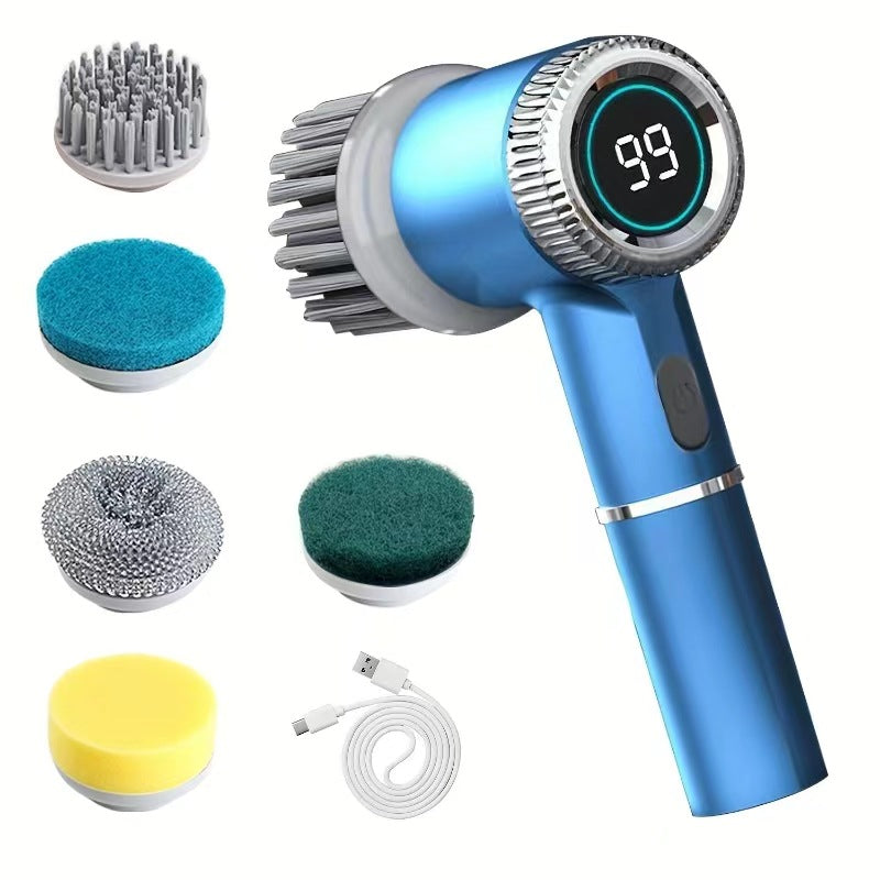 Rechargeable Handheld Cleaning Brush for Kitchen