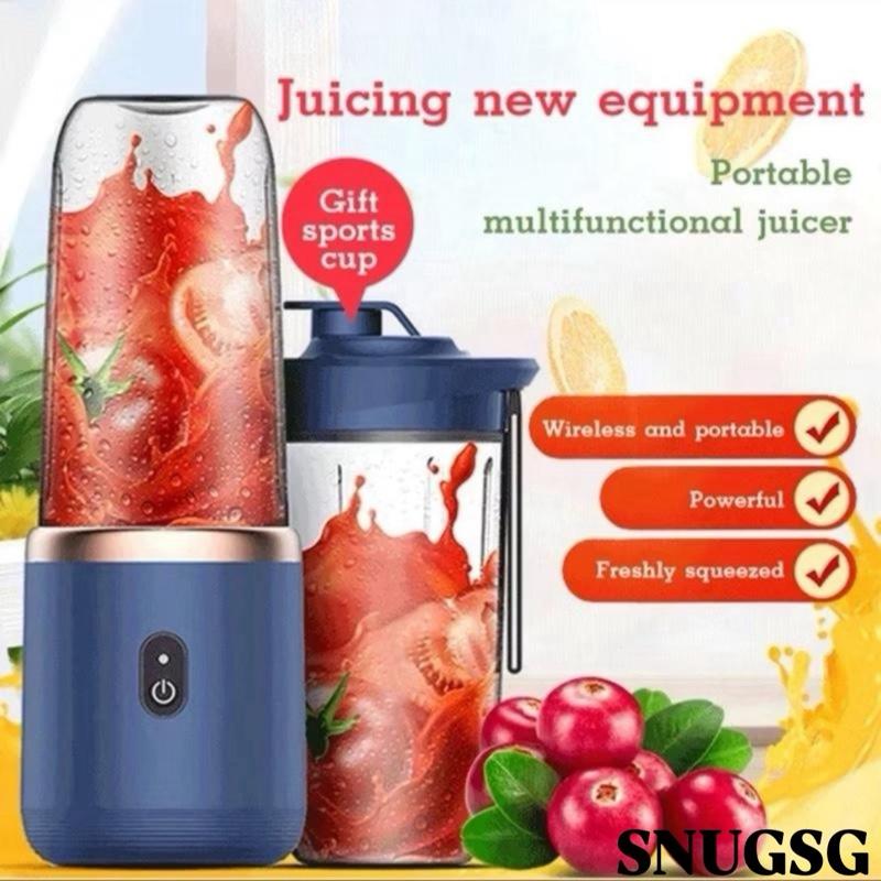 Portable Wireless Six-Blade Rechargeable Mini Juicer Cup for Travel