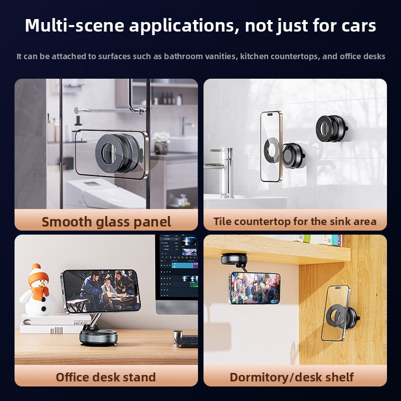 X68 Magnetic Car Phone Mount with Suction Cup