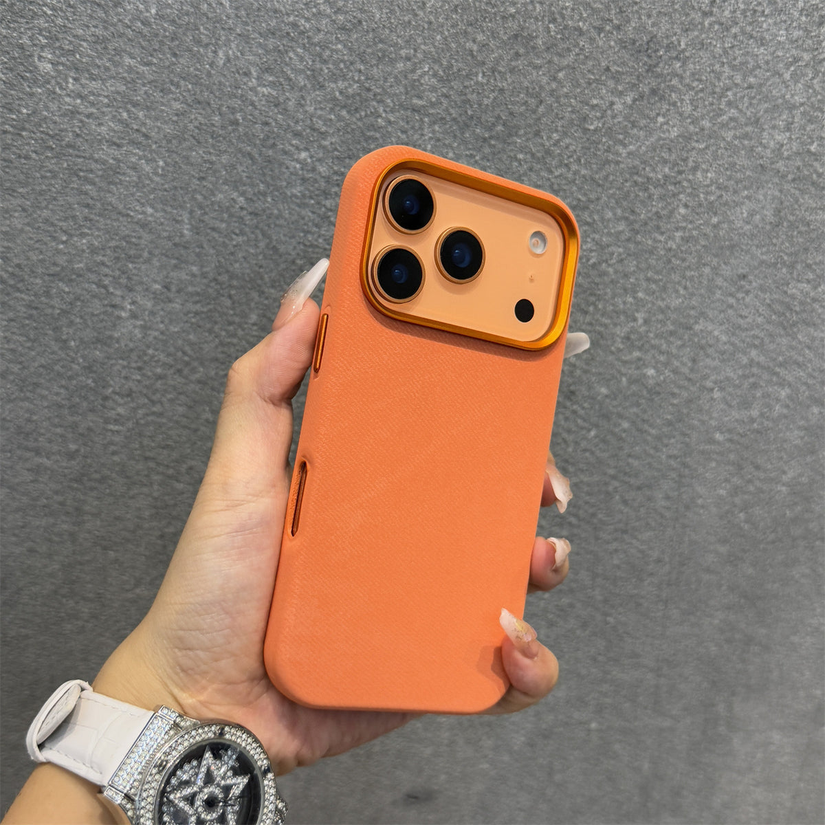 Flannel magnetic phone case