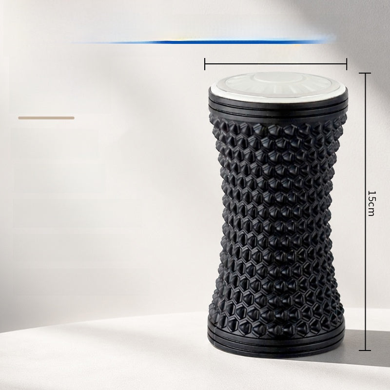 Rolling vibration massage shaft