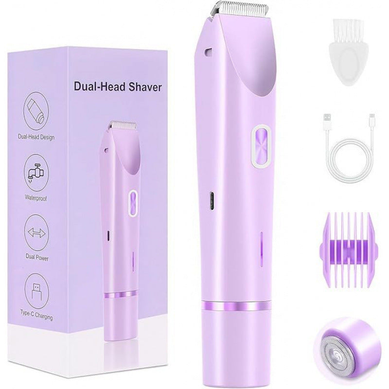 Waterproof rechargeable women's electric shaver