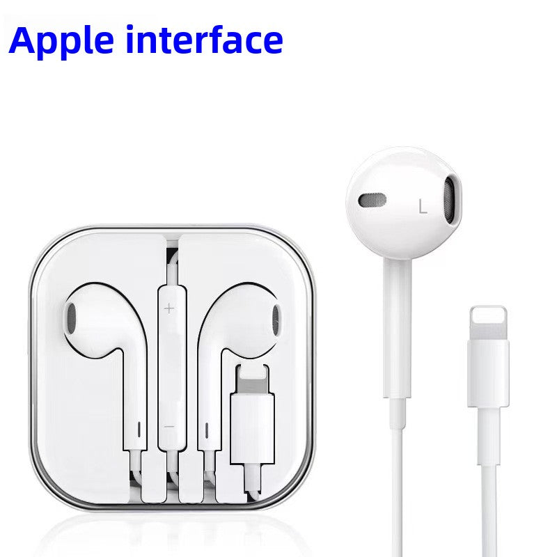 Universal Wired In-Ear Headset with Microphone and Remote for Type-C Apple 3.5mm Audio Devices