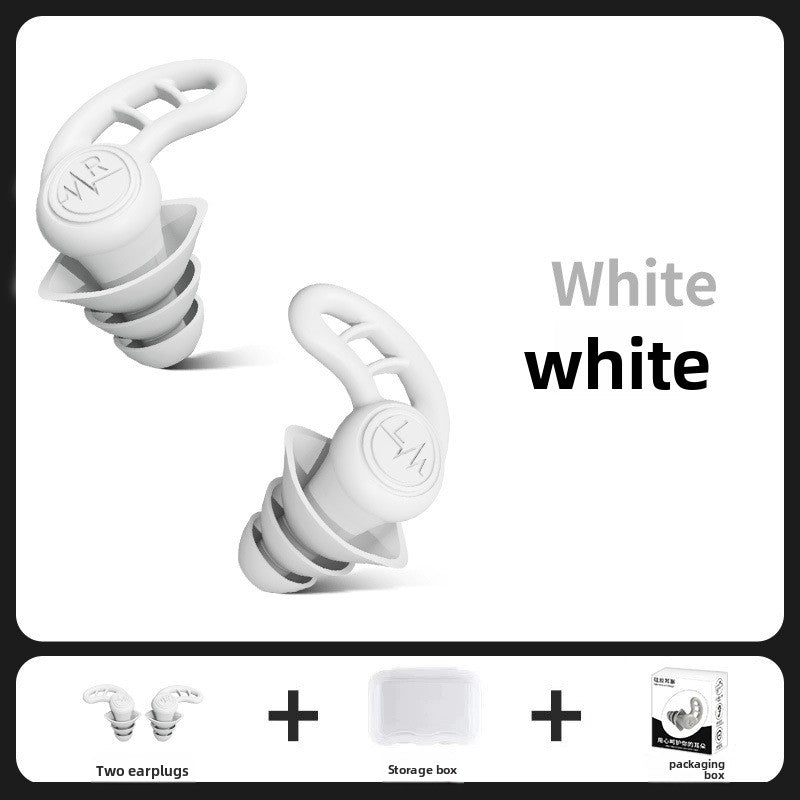 Soft Silicone Noise Reduction Earplugs