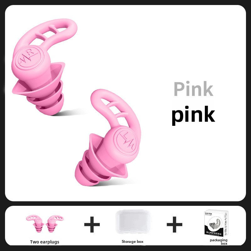 Soft Silicone Noise Reduction Earplugs
