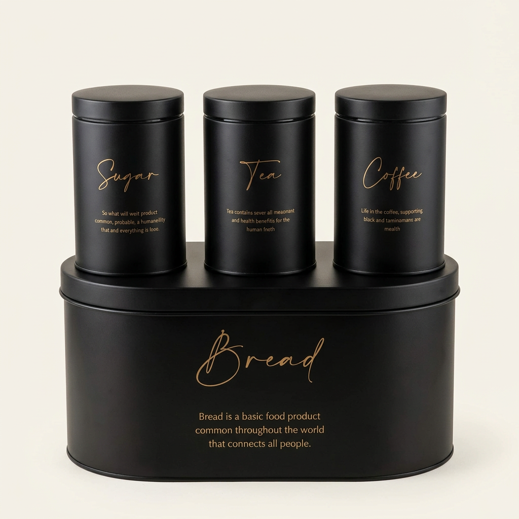 Everyday Elegance Bread Bin & Canister Set