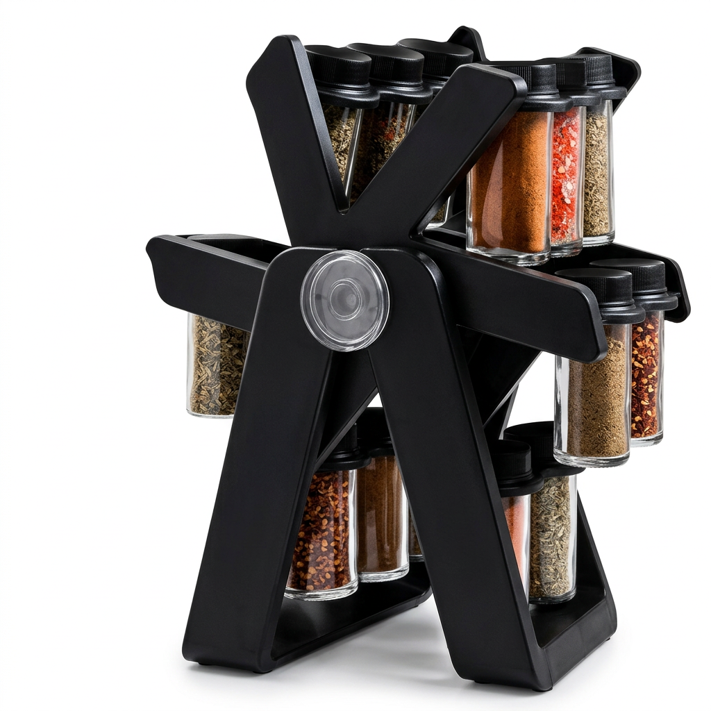 Everyday Flavour 18-Jar Rotating Spice Rack – Luvlifestyle