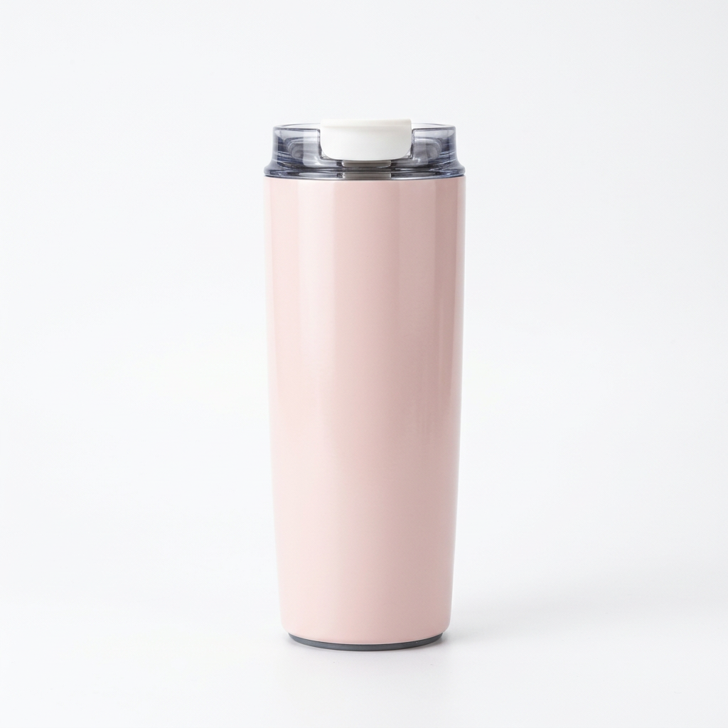 Pale pink bottle