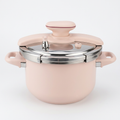 Pink pressure cooker matching the original reference