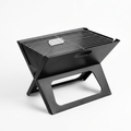 Portable folding braai grill on a clean white background